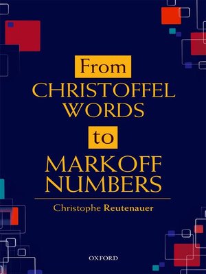 cover image of From Christoffel Words to Markoff Numbers